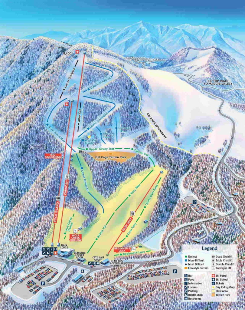 Catalooche trail map