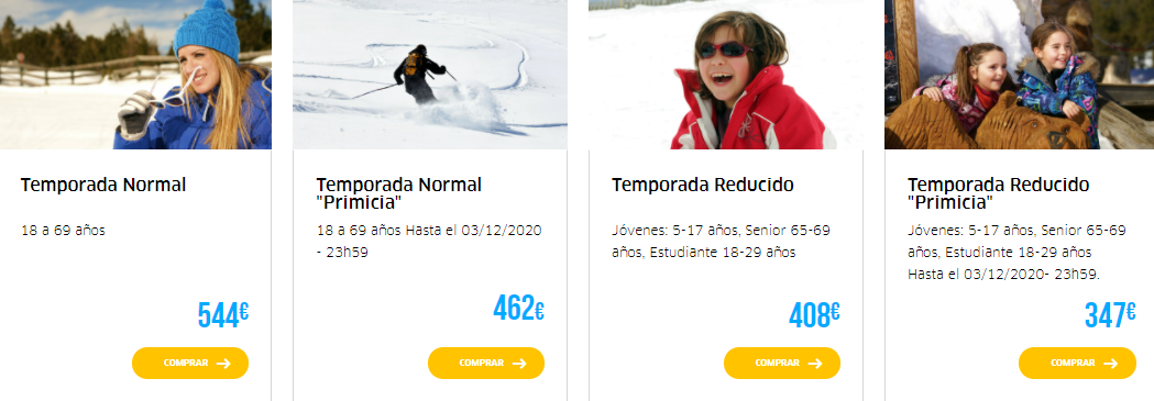 Font Romeu Forfaits