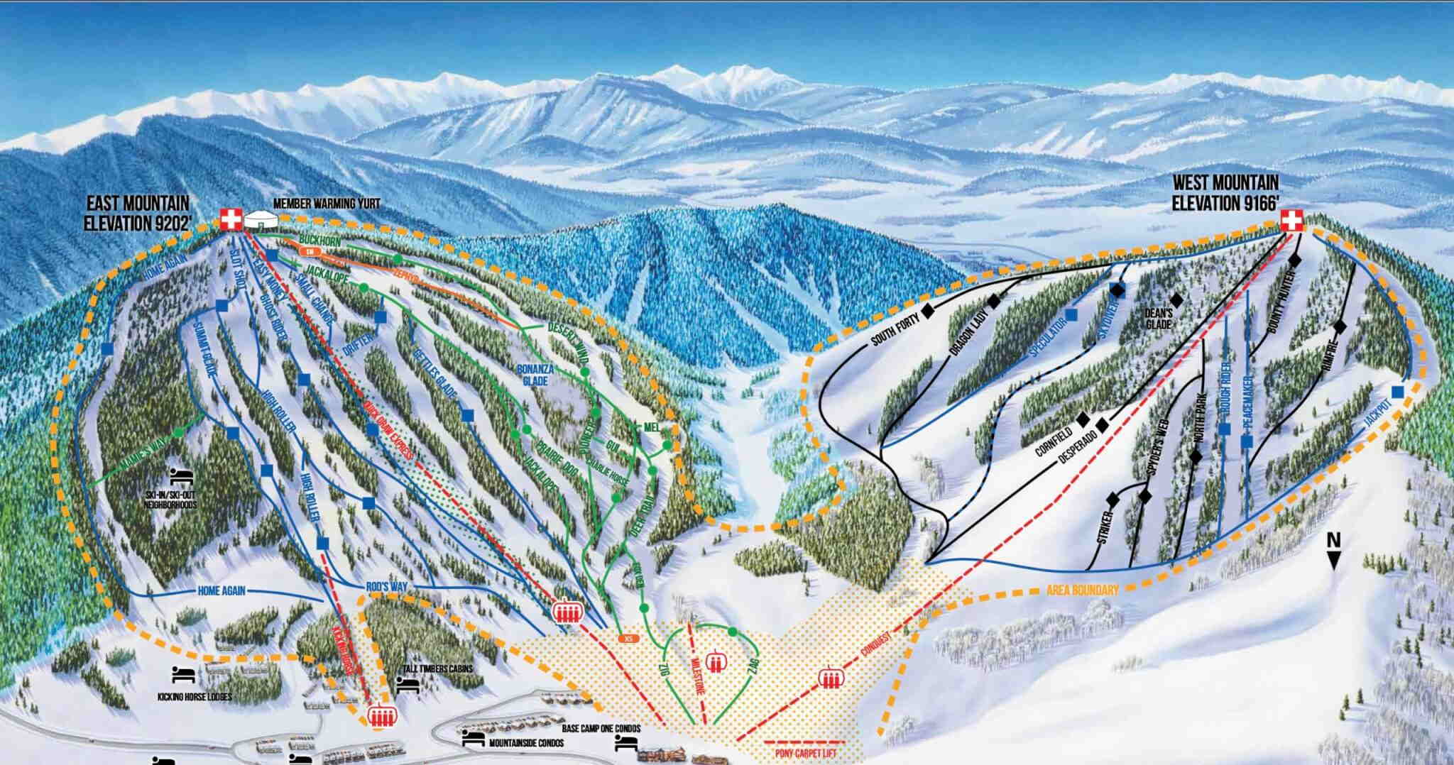 Granby Ranch Trail Map