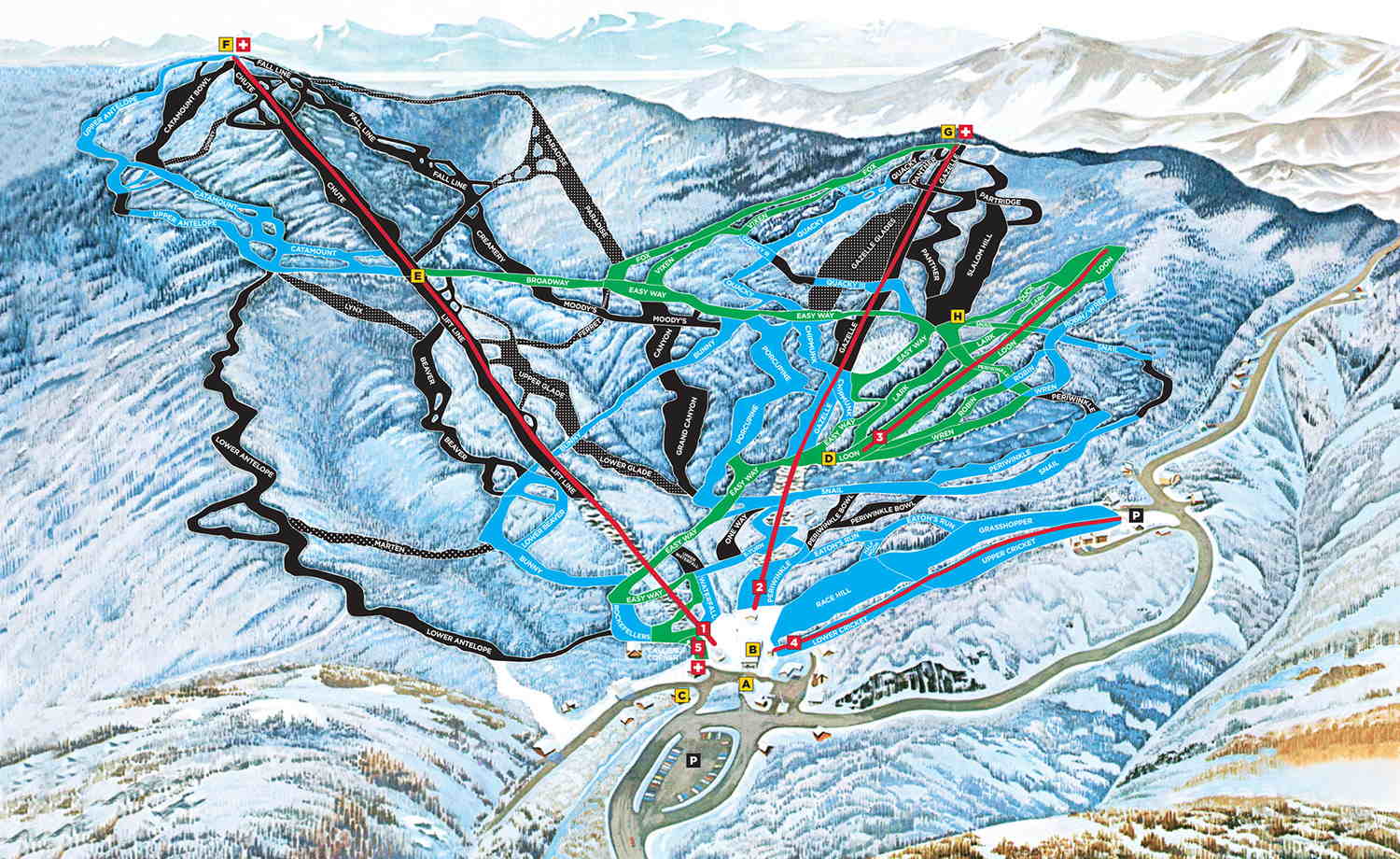 Mad River Glen Trail Map