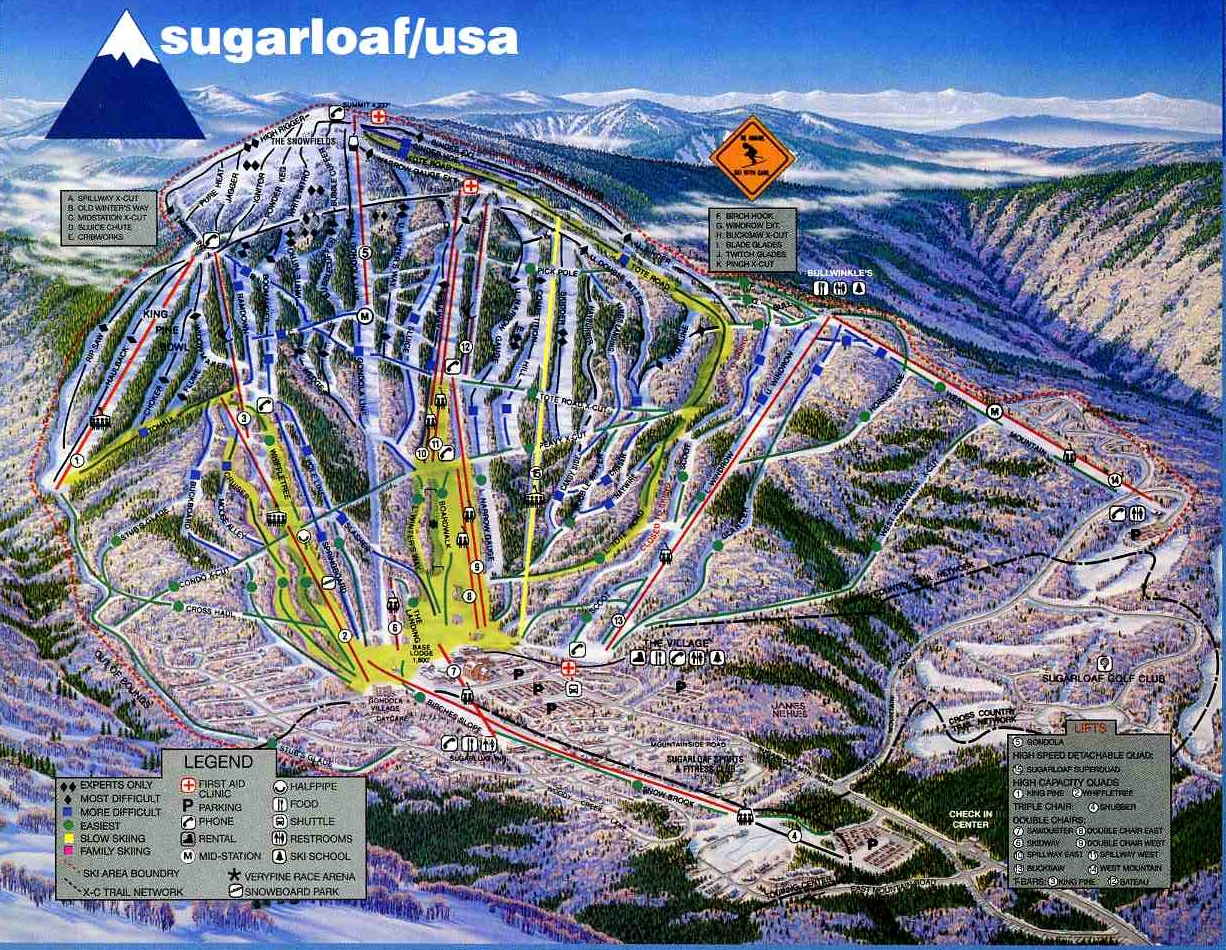 Sugarloaf Trail Map