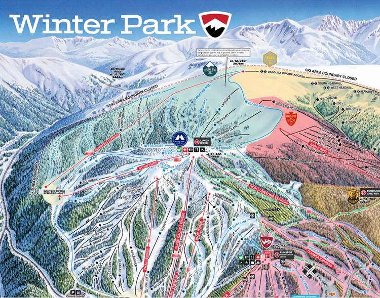 Winter Park Trail Map